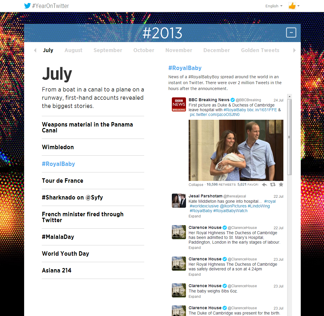 Twitter ปล่อย 2013 Year On Twitter สรุปเรื่องราวน่าสนใจในโลกทวีตภพ ...