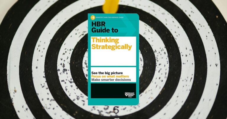 hbr guide to thinking strategically
