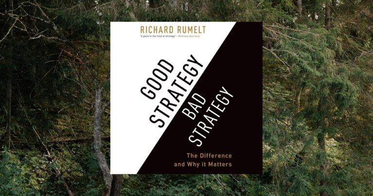 Good Strategy Bad Strategy