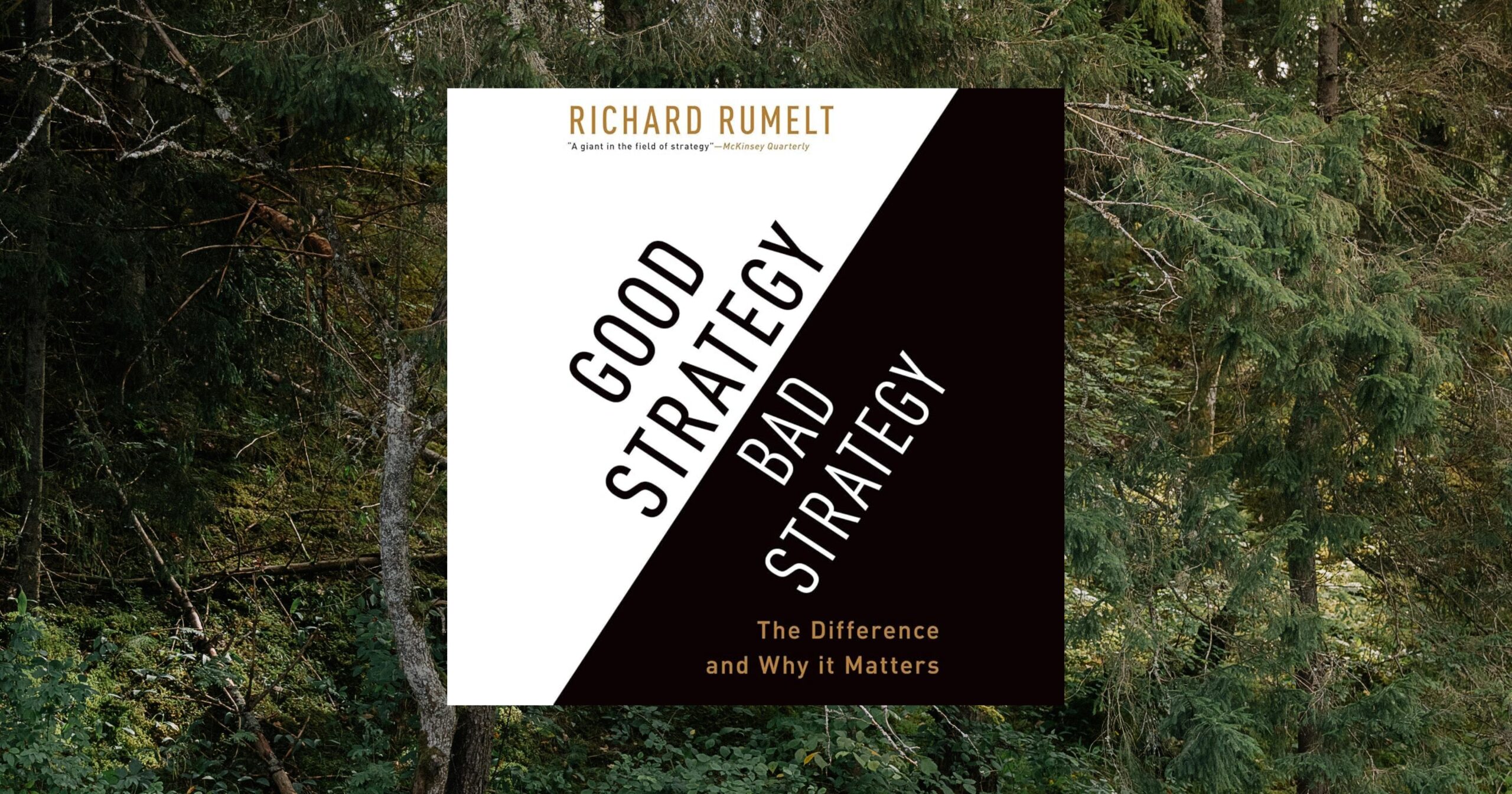 Good Strategy Bad Strategy