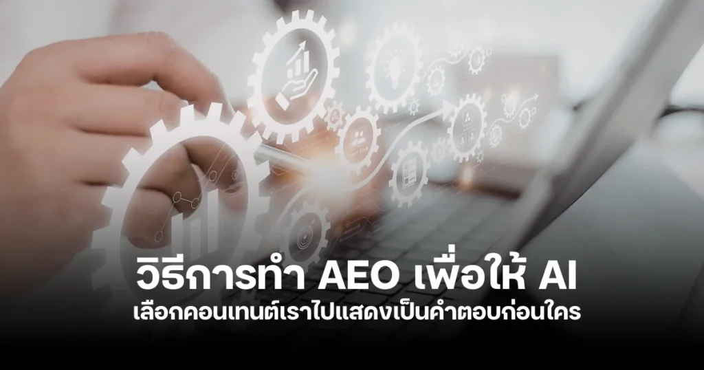 วิธีการทำ AEO คืออะไร